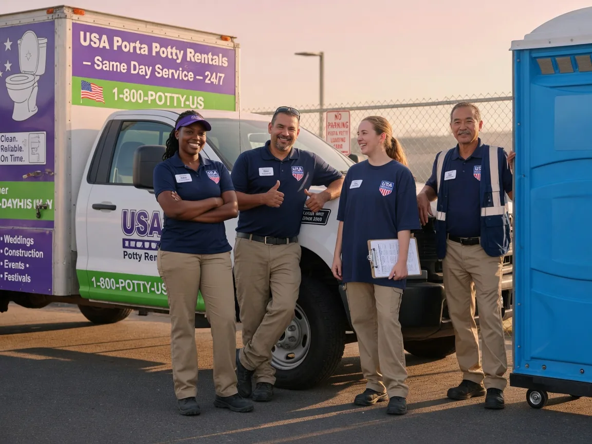 Porta Potty Rental company in Burkettsville, OH